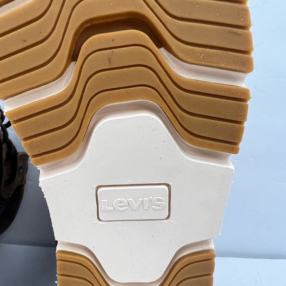 LEVIS, DAWSON TUMBLED UPPER LEATHER BOOTS, TWO TONE BROWN COLOR, MEN’S SIZE 9.5 - Picture 16 of 16